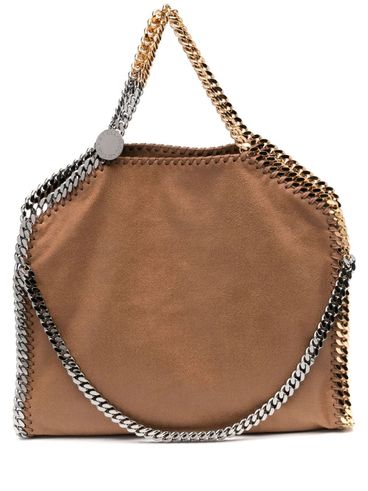 Large foldable Falabella tote bag in vegan and recycled fabric