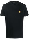 T-shirt con logo iconico ricamato sul petto