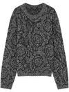 Maglione in misto cotone cotone motivo jacquard