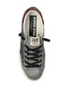 Super-Star calf leather sneakers with glitter design