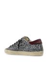 Super-Star calf leather sneakers with glitter design