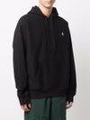 Cotton sweatshirt with embroidered front logo