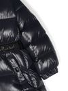 Long Alis padded down jacket with glossy finish