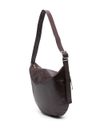 Medium Moon bag in calf leather with front logo
