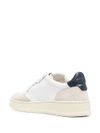 autry - Medalist sneakers in white and blue calf leather - 2