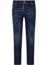 Jeans Skater slim in cotone stretch effetto vissuto