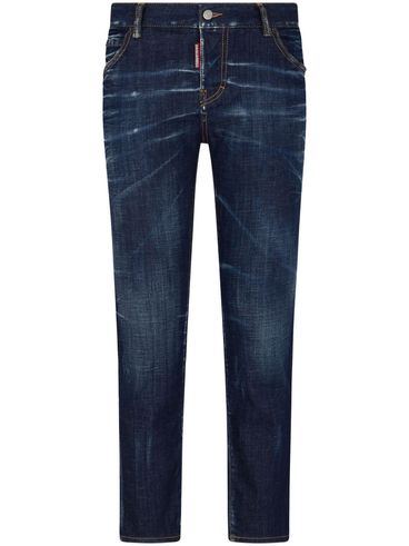 Jeans Skater slim in cotone stretch effetto vissuto