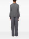 jil sander - Wool sweater with a V-neck - 1