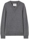 jil sander - Wool sweater with a V-neck