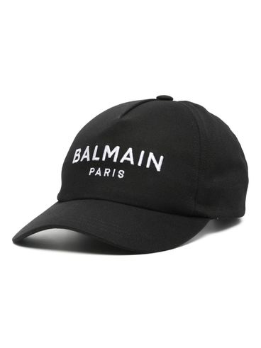 Baseball cap in cotton with embroidered front logo