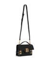 Borsa a spalla B-Buzz 24 in pelle di vitello con placca logo frontale