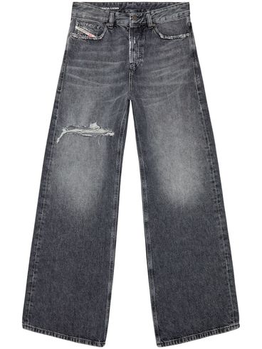 Jeans in cotone organico modello loos a vita bassa