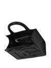 Borsa shopping DG Daily mini in pelle di vitello con logo frontale