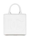 Borsa shopping DG Daily mini in pelle di vitello con logo frontale