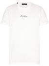 Cotton T-shirt with front printed logo