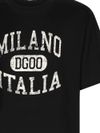 T-shirt in cotone con stampa frontale