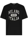 T-shirt in cotone con stampa frontale