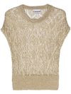 Knitted viscose T-shirt