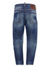 Jeans iconici in cotone stretch effetto sfumato