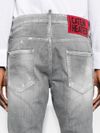 Slim fit faded stretch cotton jeans