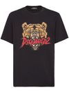 Cotton T-shirt with front bear print