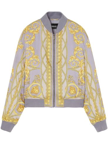 Bomber with iconic Baroque motif