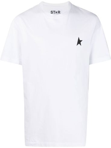 Cotton T-shirt with a front printed One Star logo