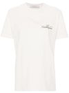 Cotton T-shirt with cursive logo printed on the front.