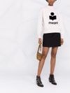 Cotton Moby-Ga sweatshirt with front printed logo