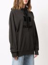 Cotton Mansel hoodie sweatshirt with front logo.