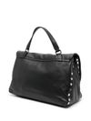 Medium Postina bag in distressed calfskin leather