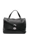 Medium Postina bag in distressed calfskin leather