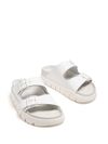 Arizona leather sandals with two buckle straps