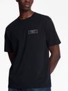 Cotton T-shirt with front logo label