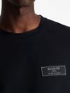 Cotton T-shirt with front logo label