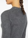 Virgin wool and silk sweater with brushed finish