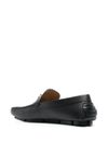 Calf leather La Medusa loafers with plaque