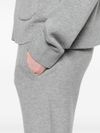 Virgin wool and cashmere sweatpants with elastic waistband