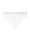 High-waisted stretch cotton briefs