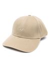 Cotton baseball cap with embroidered logo