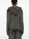 Viscose hoodie sweatshirt