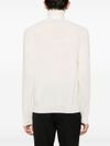 Fine knit virgin wool sweater with high neck