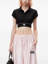 Polo crop Cheerleader con logo