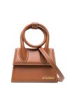 Calf leather Le Chiquito Noeud tote bag