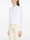 Top Le T-shirt Gros Grain in cotone stretch