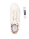 Rebel calf leather sneakers with logo