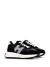 H641 calf leather sneakers with contrasting sole