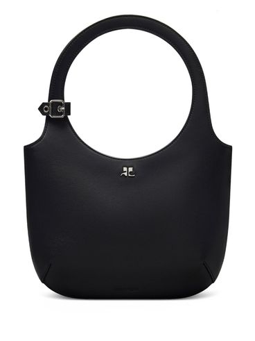 Holly tote bag in calf leather with buckle