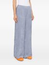 Wide-leg corduroy pants