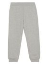 Cotton tracksuit pants with logo